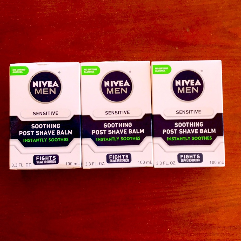 Nivea men sensitive soothing post shave bomb instantly soothes